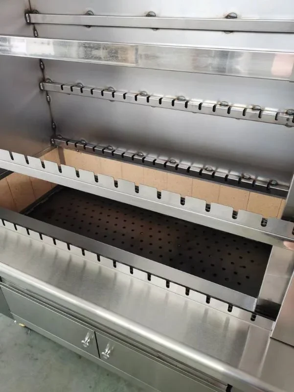 Commercial Stainless Steel BBQ Charcoal Machine Electric Barbecue Grill Gas Heating Barbecue Grill Machine