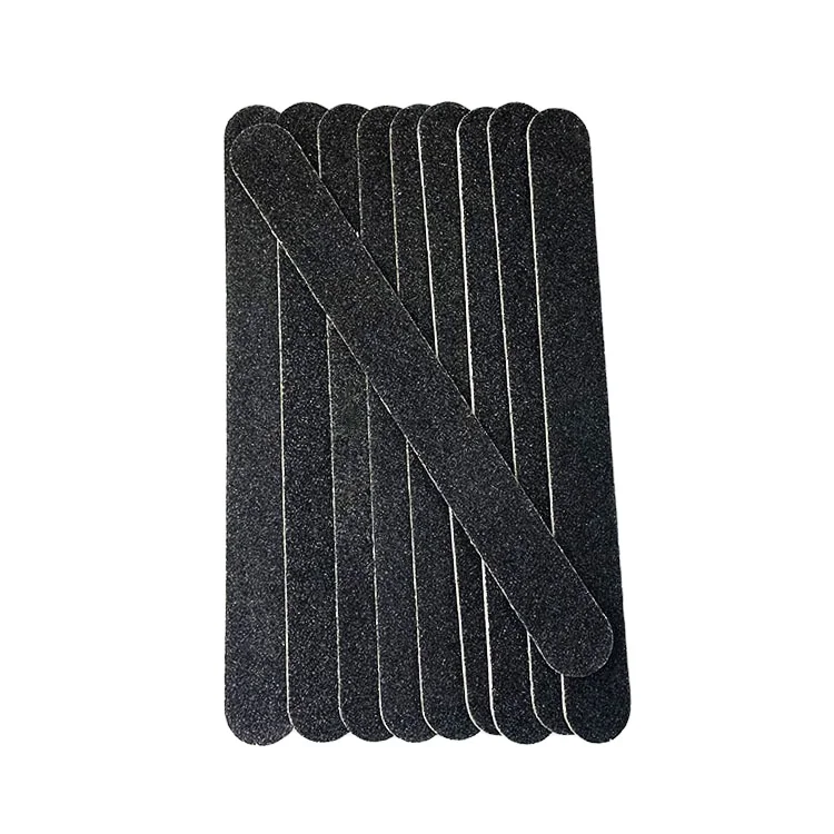 Factory selling Emery black nail file high-grade wood chips Professional polishing wooden nail file