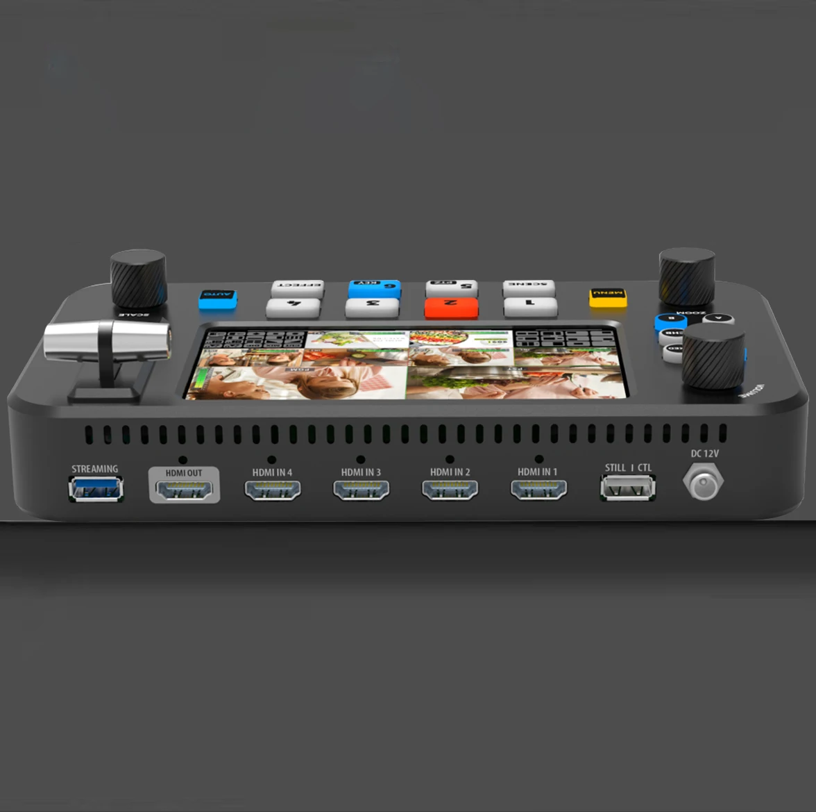 Hot Selling Hd 4Channel Screen Recorder Design Hdmi Rgb Mixer Live Streaming Video Switcher