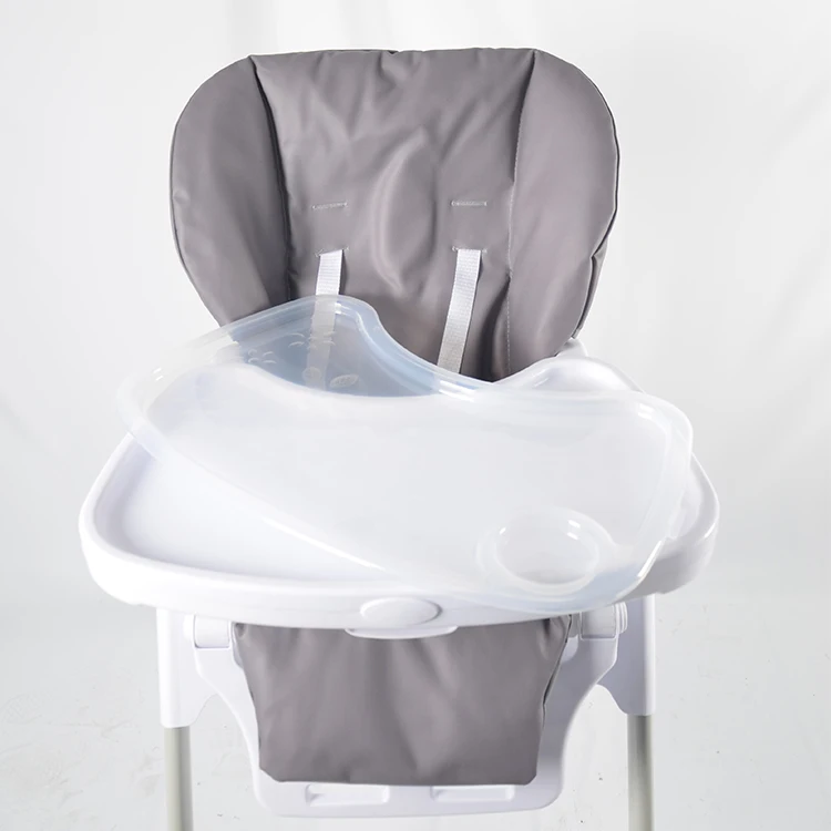 Hot Sale Mess Catcher Adjustable Portable Baby Feeding High Chair with Tray