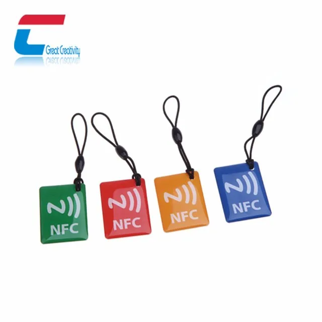 RFID NFC entrance guard card tag door access control card with key chain