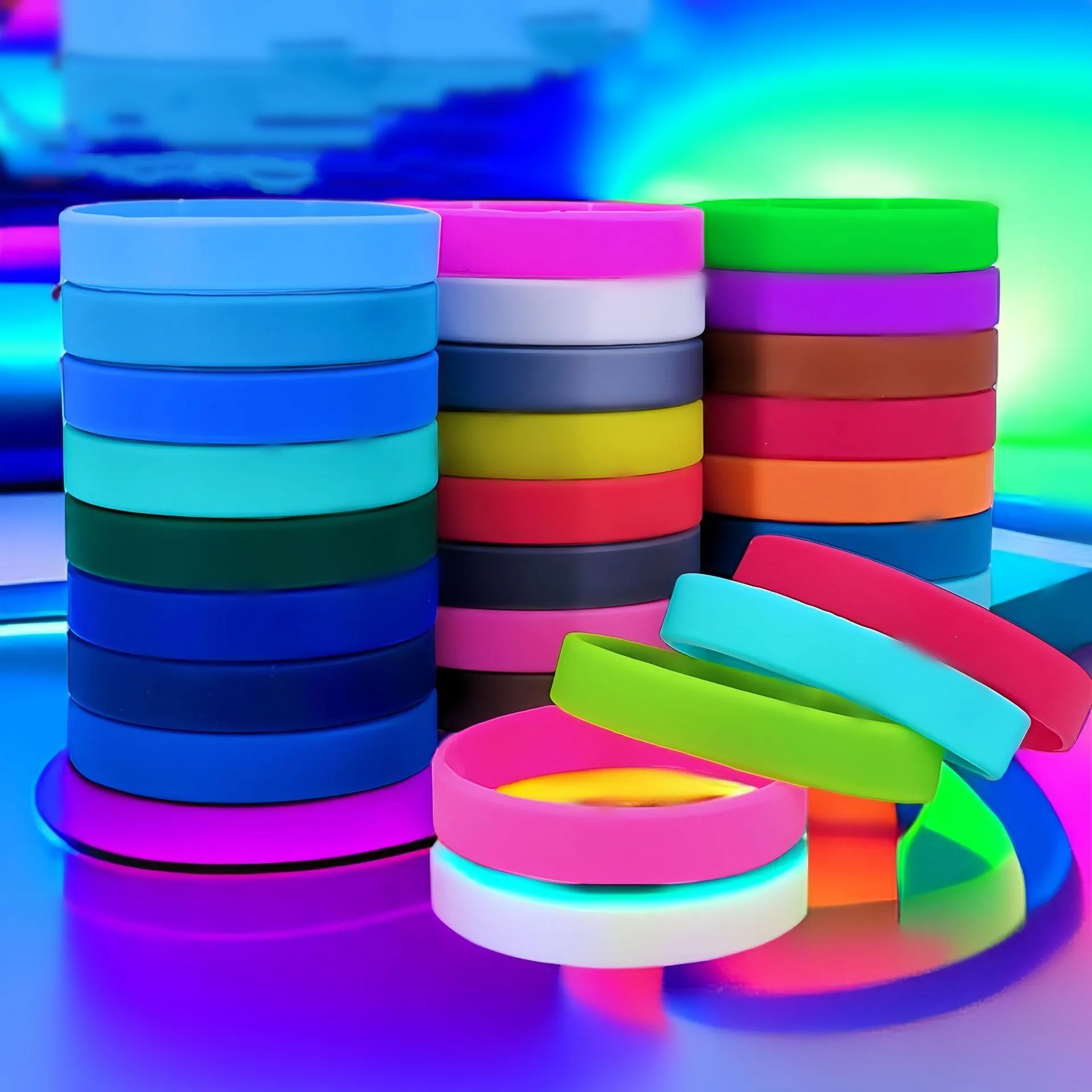 Wholesale of rubber bracelets and wristbands by manufacturers Jesus Love You silicone bracelets customizable logo wristbands