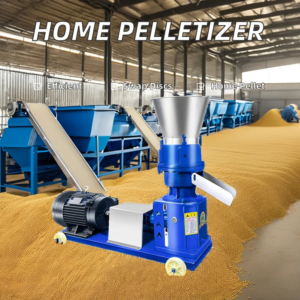 High Quality Home Use Multi-Model Pellet Making Machine Replaceable Grinding Disc New Condition Engine Core Poultry Feed