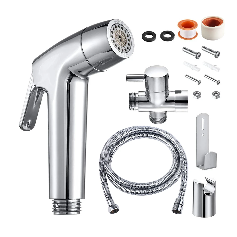 Leelongs Bathroom Pet Cleaning Bidet Hand Sprayer Baby Diasper Sprayer Bidet Sprayer Kit