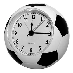 1pc  Football Creative Desk Clock Simple Student Silent Alarm Clock Home Desktop Cute Children Cartoon Funny Time  British clock