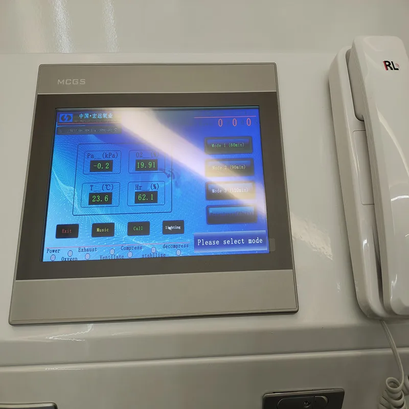 Hongyuan wellness chamber natural therapy for sports center for fast rehabiliation 1.6ATA hbot hyperbaric oxygen chamber