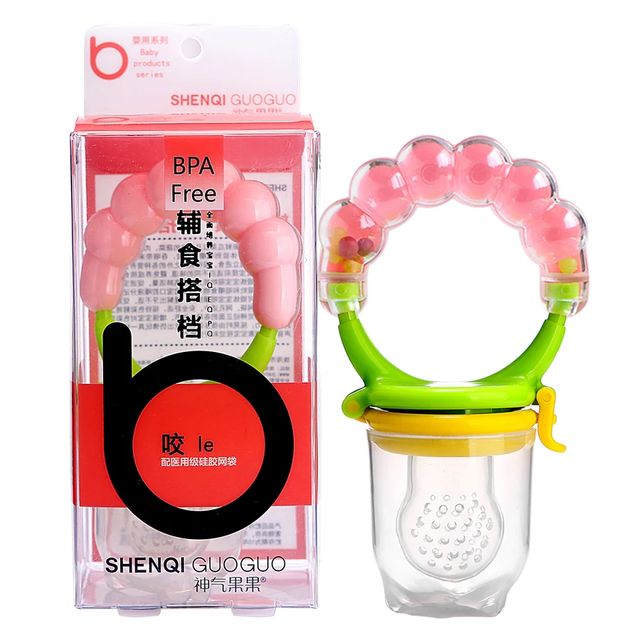 Food Grade Silicone Baby Fresh Fruit Food Feeder