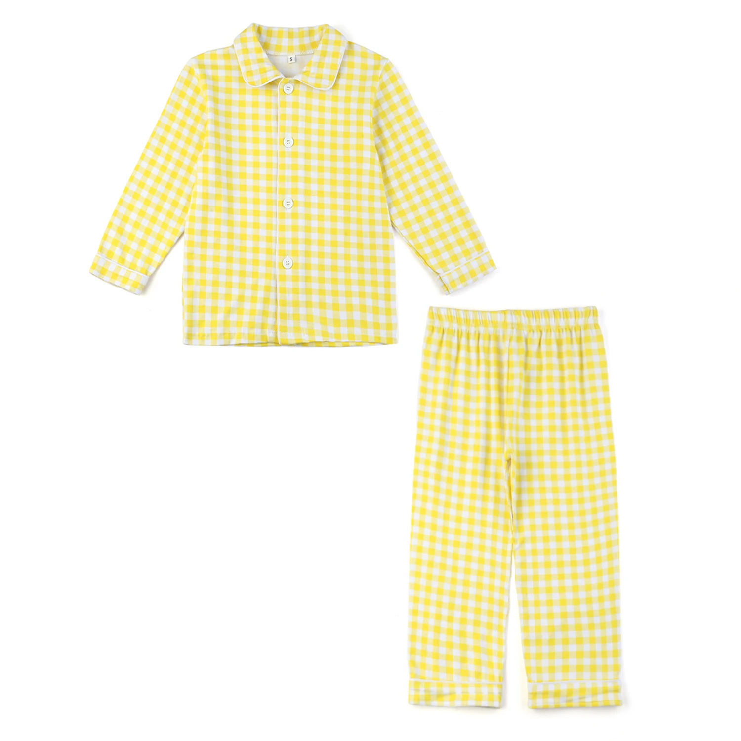 No MOQ Easter cotton knitted short long sleeves pjs soft 2 pieces sets pyjamas kids clothes girls and boys matching pajamas
