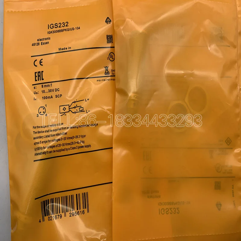 Brand new original inductive sensor IGS232 IGS233 IGS234 IGS235 one year warranty