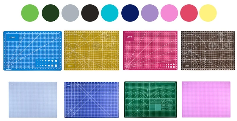 Stable Quality Plastic Mat Cutting Board Set With Mats