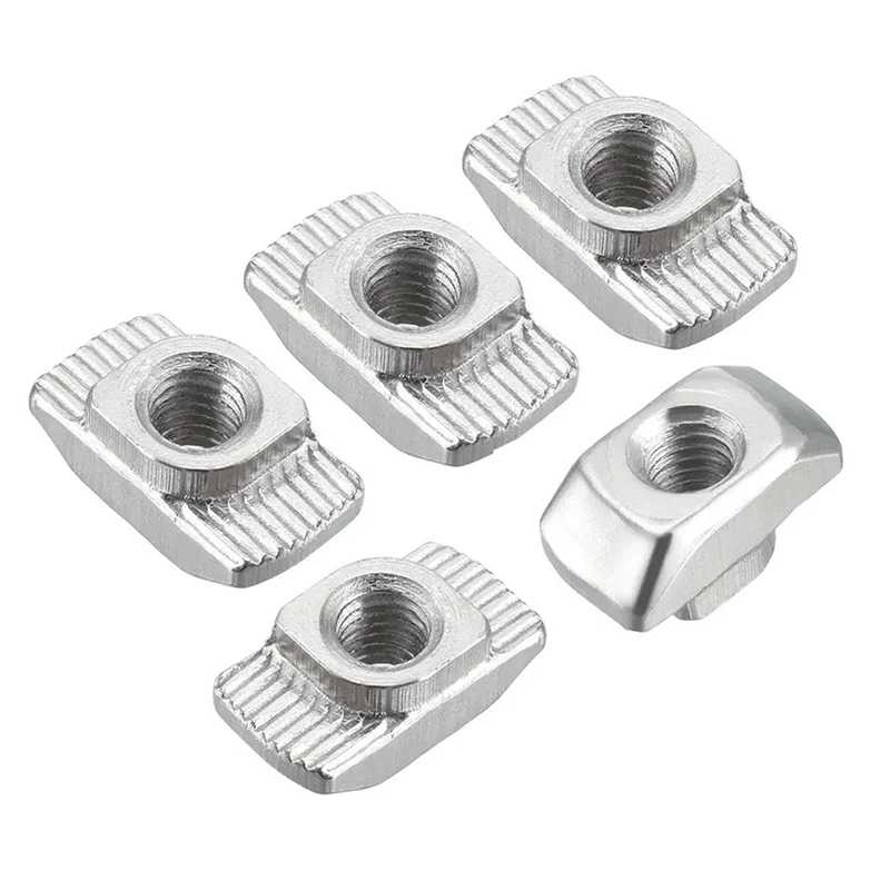 Wholesale M3 M5 M6 M8 T-nut Stainless Steel Hammer T Slot Nut for Aluminium Profile Slot