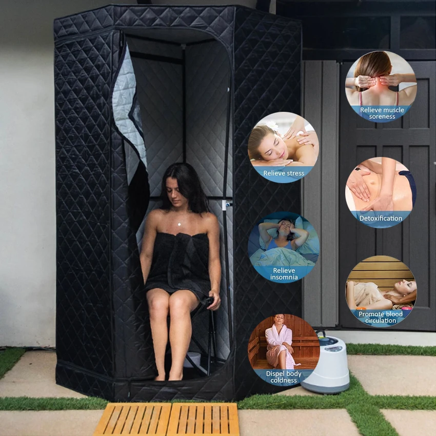 Portable Sauna Tent Full-Body Spa Indoor Sauna Full Spectrum Infrared Steam Sauna For Sale