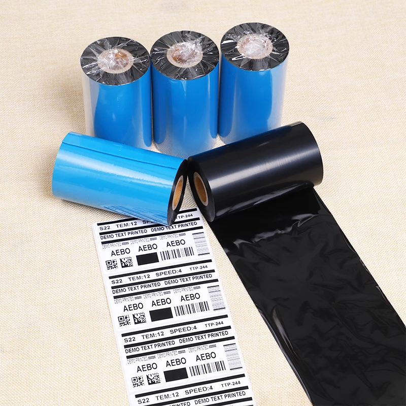 Лента для восковых штрих-кодов для Zebra, совместимая с AEBO ttr110 мм * 300 м