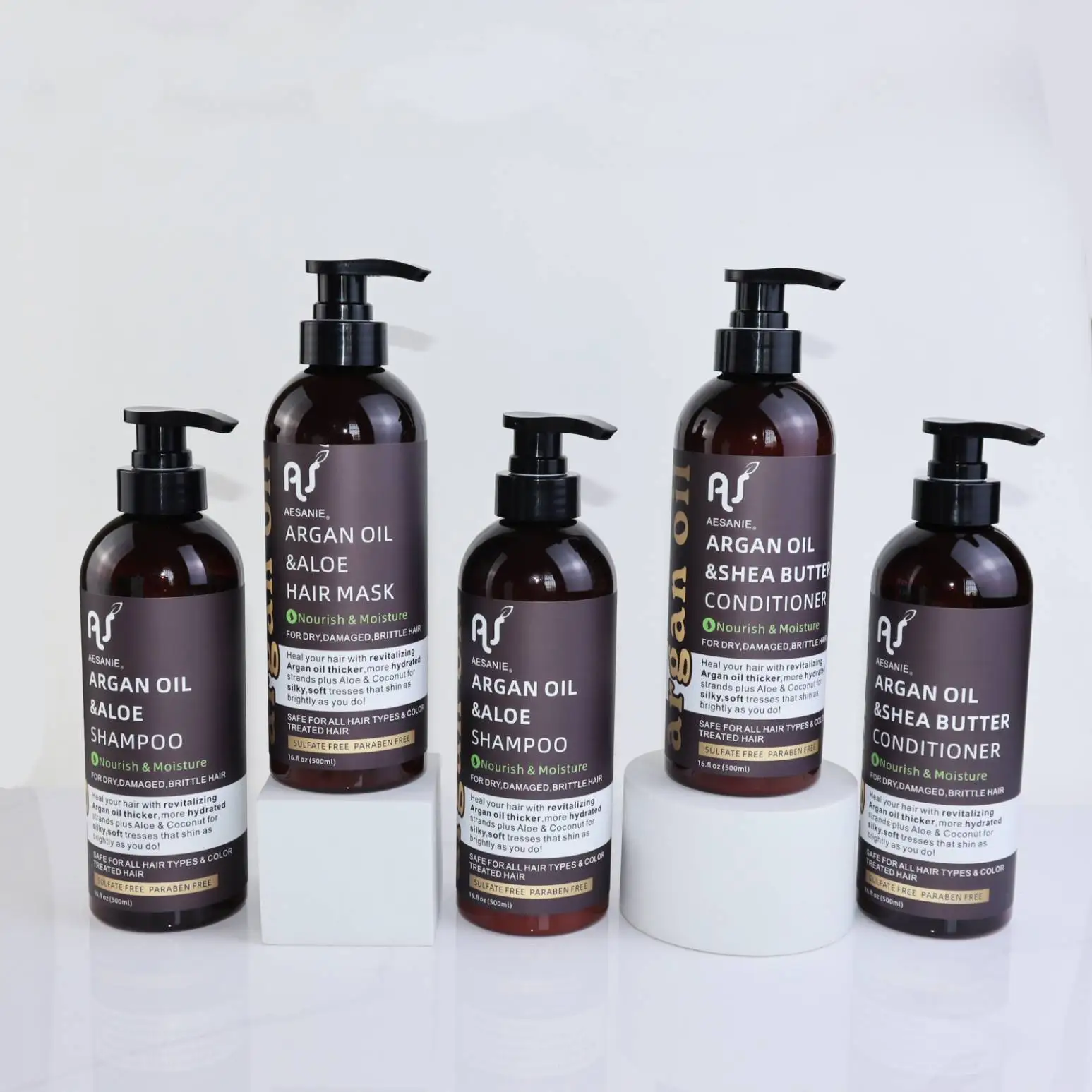 HOT SALES Organic shampoo and conditioner private label shampoo and conditioner for hair loss Moroccan  Argan oil bottle shampoo