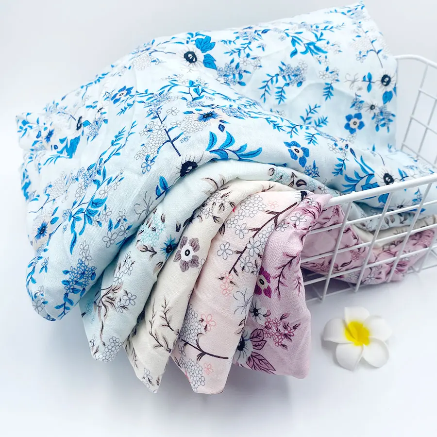 Own mill manufacturer factory hot sell somali silk touch 100 rayon print challis fabrics