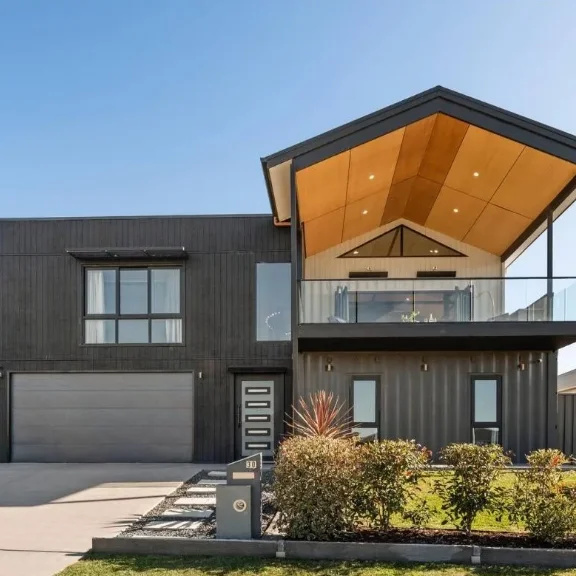 Fashionable, Modular,high Quality Corrugated Flat Pack Containers House Prefabricated Steel Mobile Coffee Shop Customized Modern