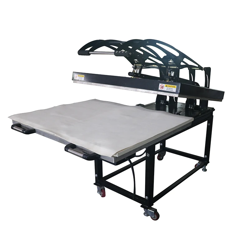 Manual heat press machine with handle 80*100 cm 31*39 inches with stand