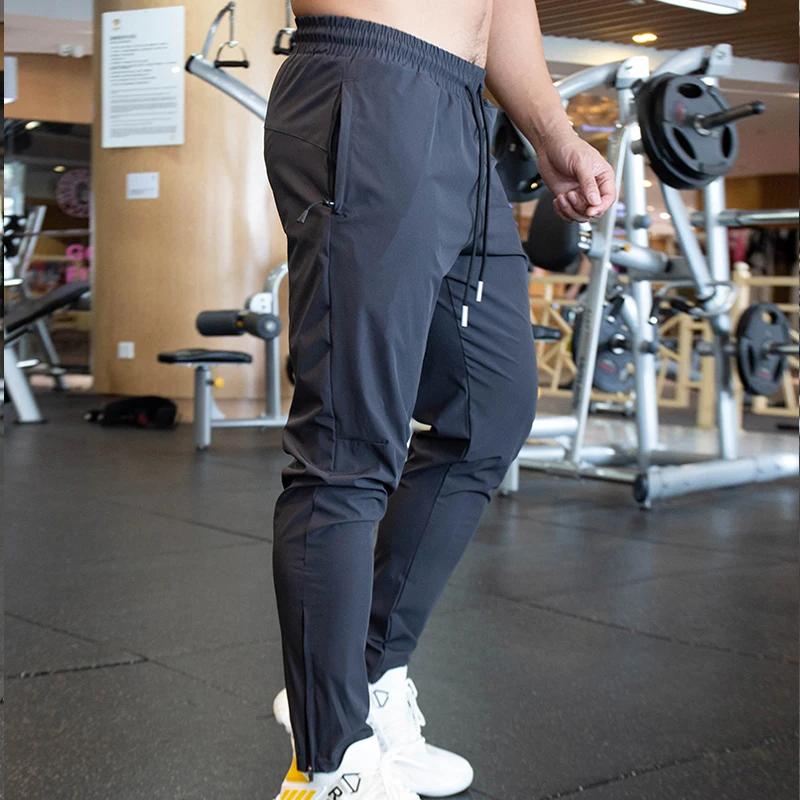 Mens Jogger Pants Fitness Men Sportswear Men Tracksuit Bottoms Skinny Sweat Workout Running Pants