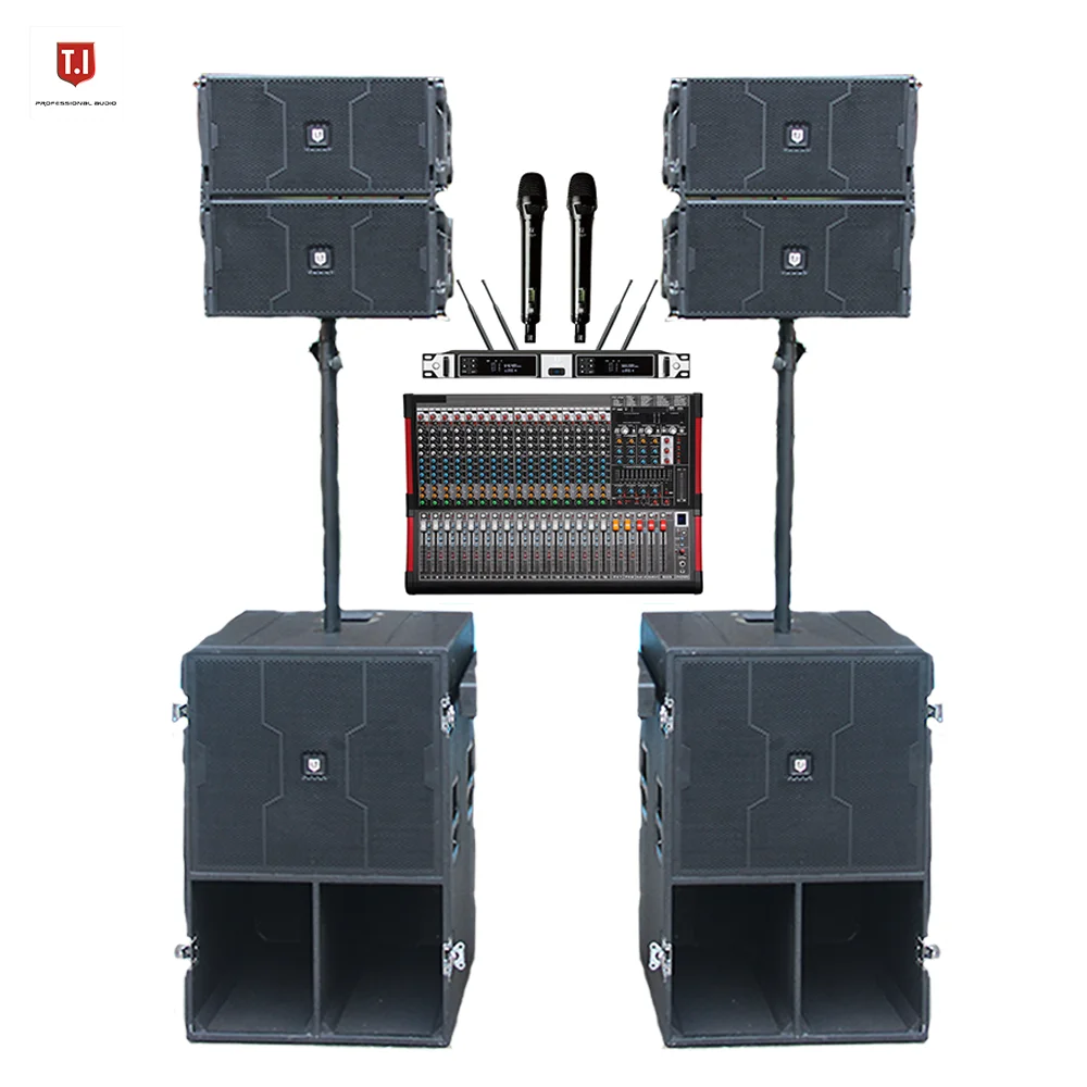 T.I Audio Linear System Loudspeakers Powered Unpowered Linear Matrix Array