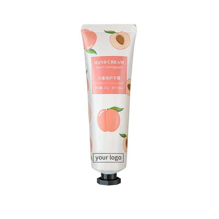 Wholesale Private Label Plant Hand Cream Portable Magic Moisturizing Honey Peach Whitening Hand Cream
