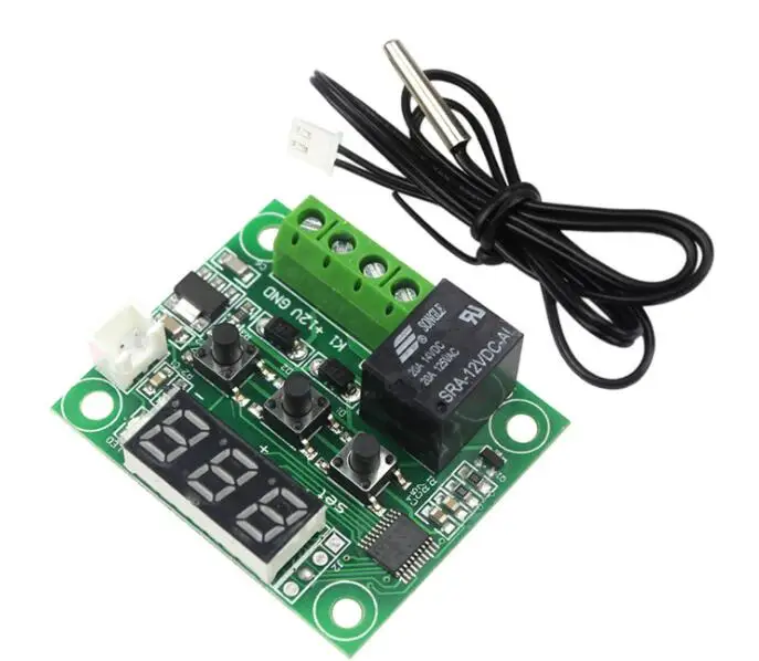 w1209 temperature controller thermostat for incubator high precision temperature controller miniature setting in hindi