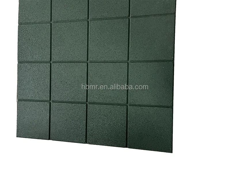 Elastic Weight Lifting Gym Rubber Flooring Tiles Gym Rubber Floor Mat With EPDM Granules