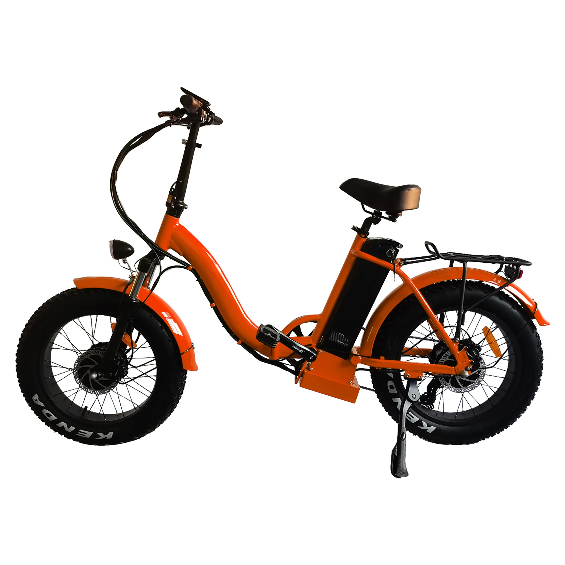 20' 48V 500W ebike  easy folding electric bike fat tire electric  bicycle