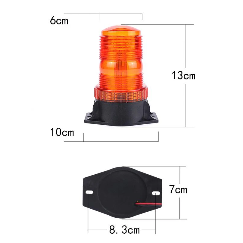 agriculture LED warning light with E