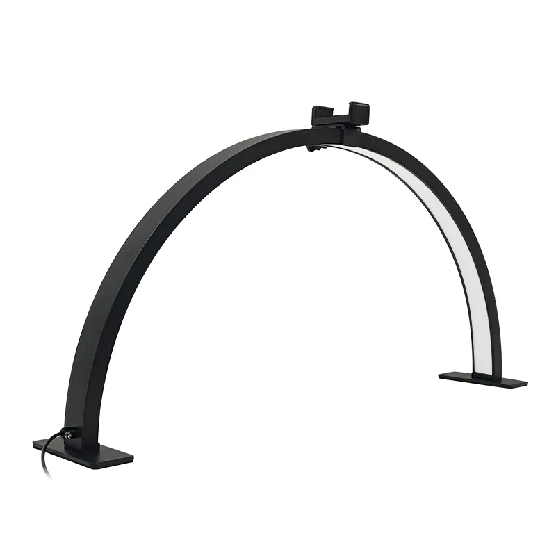 Professionals 55CM LED  Nail  Light with Crystal Salon Nail  Half moon lamp nail salon special  super bright eyelashes Arc Lamp