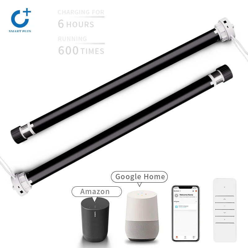 Tuya Wifi Smart Blinds Motorized Cellular Blind 1.2 Nm Battery Quiet Wireless Roller Blind Motor
