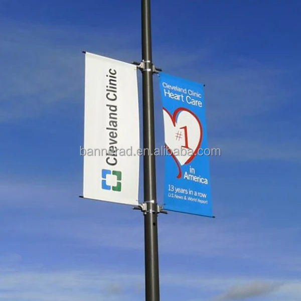 street pole banner holder