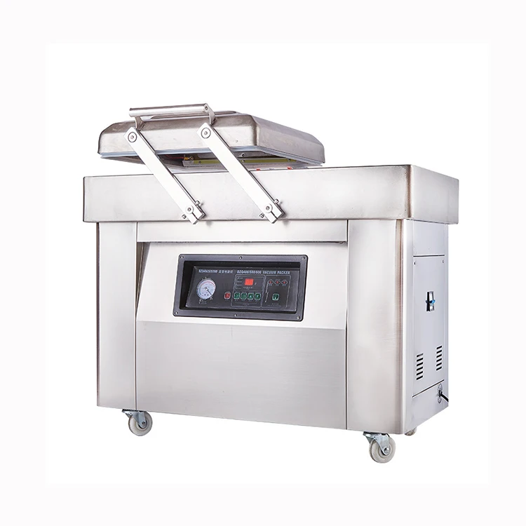 Double Chambers Vacuum Bag Sealing Packer Automatic Vacuum Sealer Packaging Machine