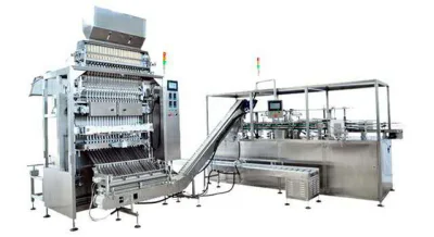 Automatic multilane 3 in 1 coffee instant coffee stick packing machine