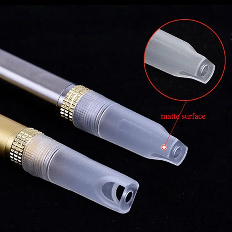 Disposable Medical Cupping Single-use Blood Collection Pen Plastic Tip Pen Head Cap Accessories