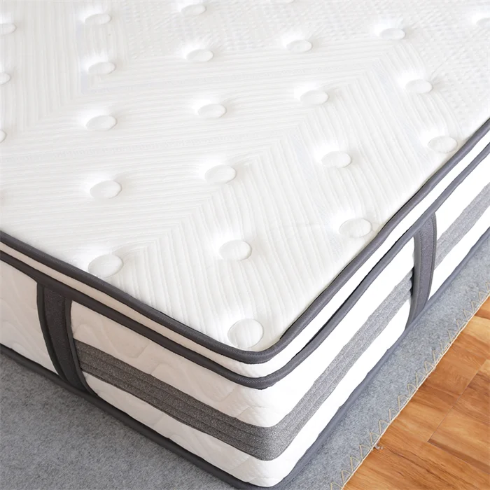 Mattress orthopedic king queen full size in a box rolled up latex pillow top hybrid single bed twin memory foam mattress