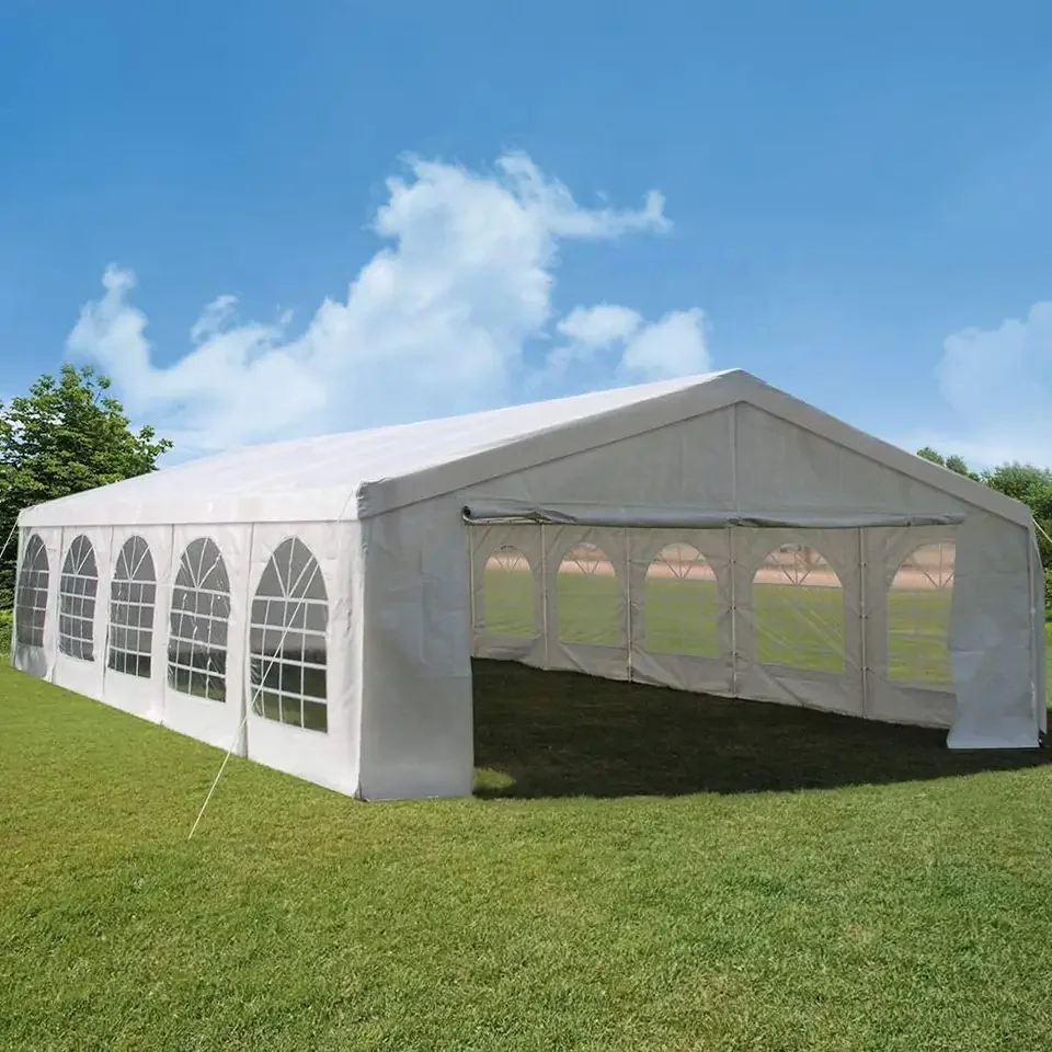 Outdoor Aluminum Structure Used White Trade Show Tent For Commercial Event Luxury White Marquee Wedding Tent