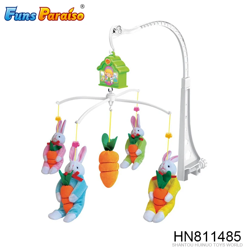 Wholesale wind up bed bell hanging toy felt baby mobile HN811485