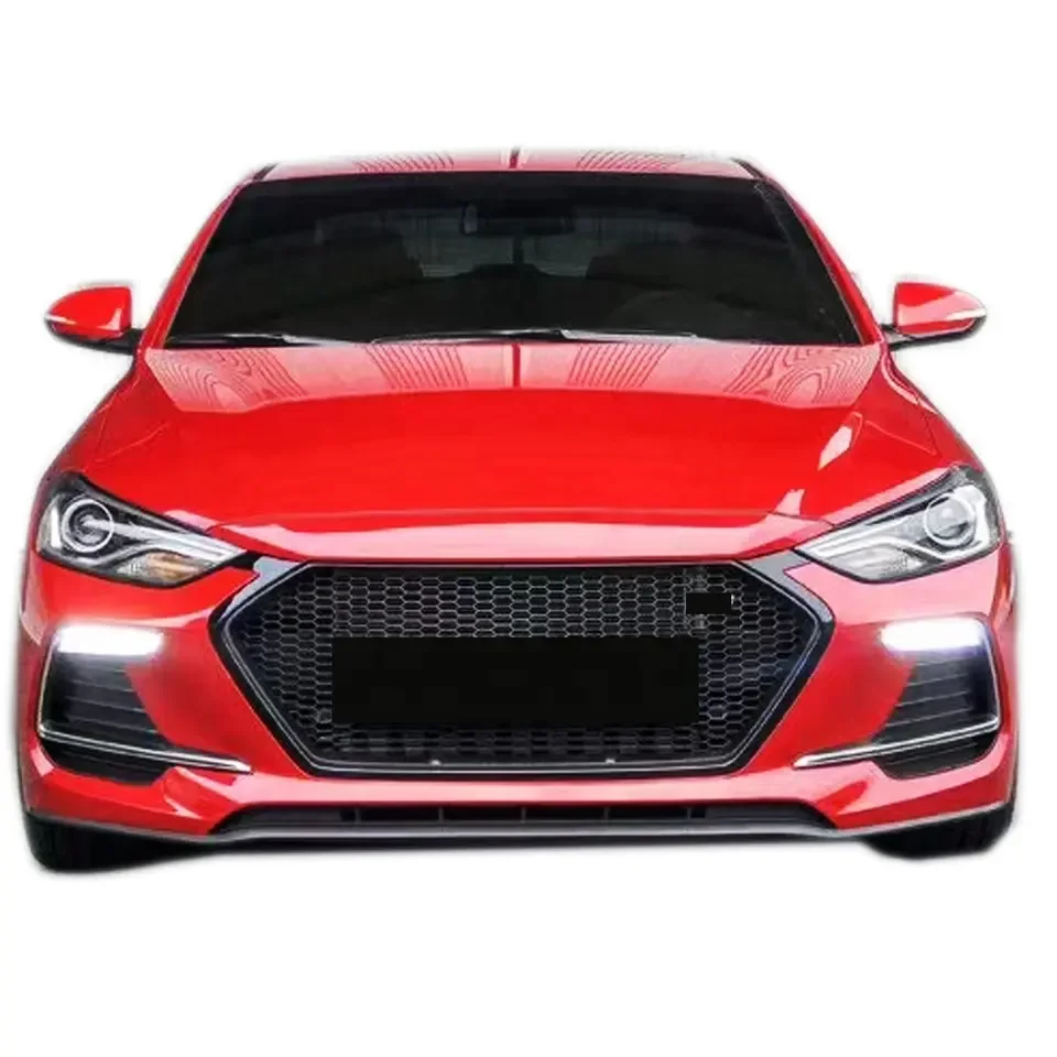 Car Face Kit For HYUNDAI 2016-2019 Elantra Car  Body kit  For Elantra 2017 Modified  Sport Model Plastic Material