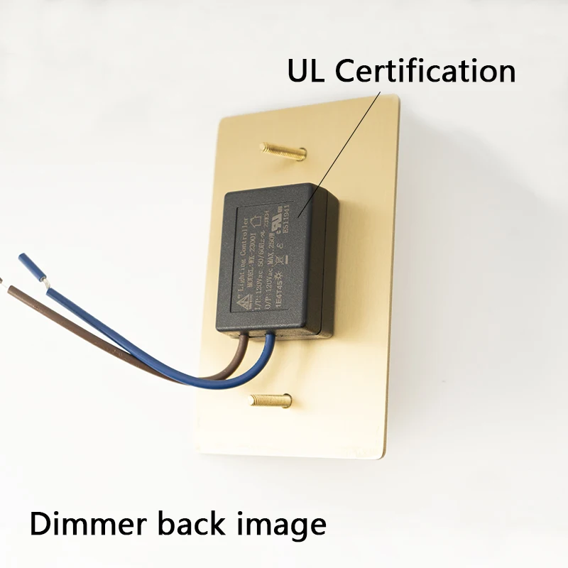 Gloden Brass Toggle Switch CE 220V US Standard Home Bar Hotel Customized Electric Pull Switch 1GANG 2GANG 2WAY 3WAY Dimmer