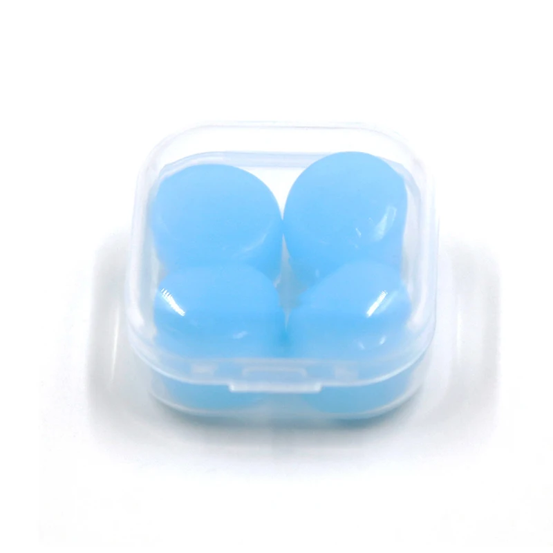 Soft and pinched silicone earplugs 32db for children noise-canceling waterproof swimming