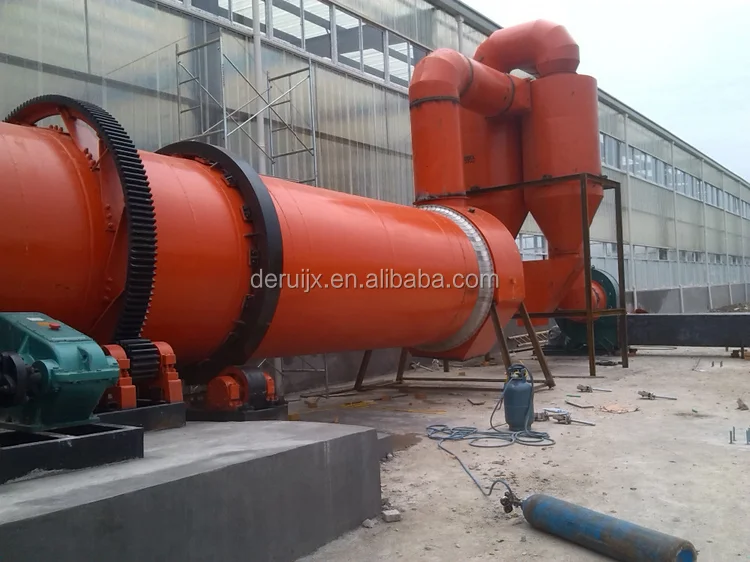 Professional Soil Drum Dryer Machine Clay Cylinder Dryer Plant Diesel Rotary Dryer For Clay
