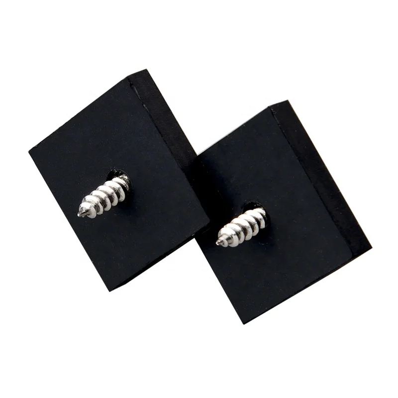 Rubber Coated Magnets 5KG Self-tapping Screw Wall Mount Strong Neodymium Block Magnet