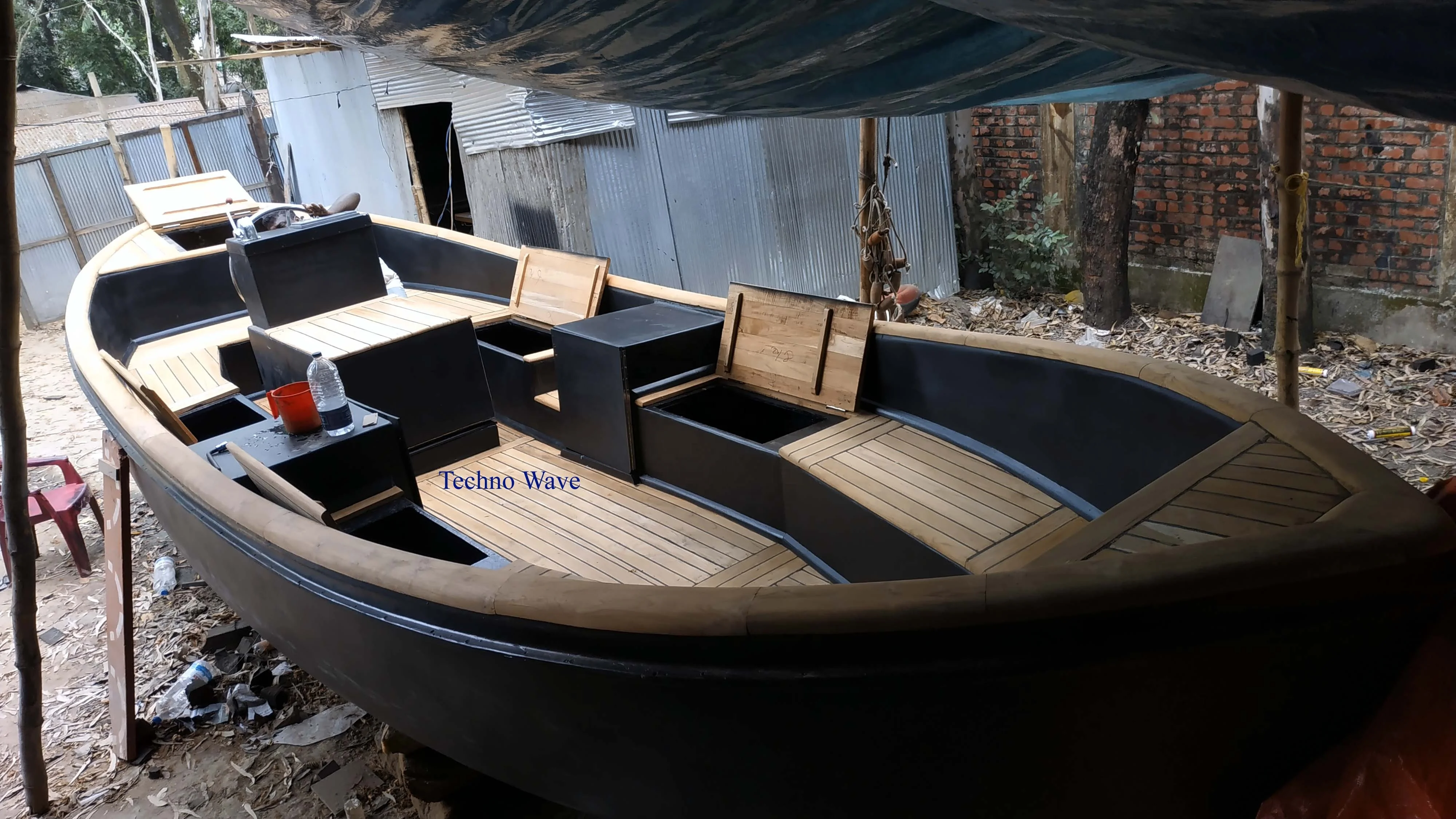 
Sloep High Quality Teak wooden design luxury boat 