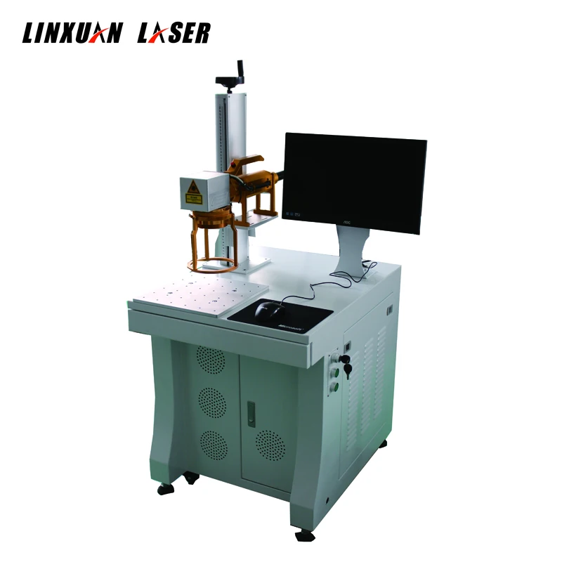 Wu Han 20W 30W 50W 70W 100W Fiber laser marking machine use Raycus Max laser hot sale