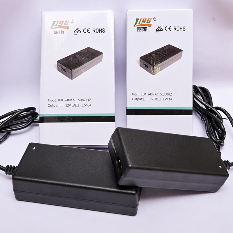 100-240V~1.2A 12V 4A 48w power supply power adapter 1A 2A 3A 5A 6A 7A 7.5amp 8A ac dc adapter 150W 180W 192W 200W 300W
