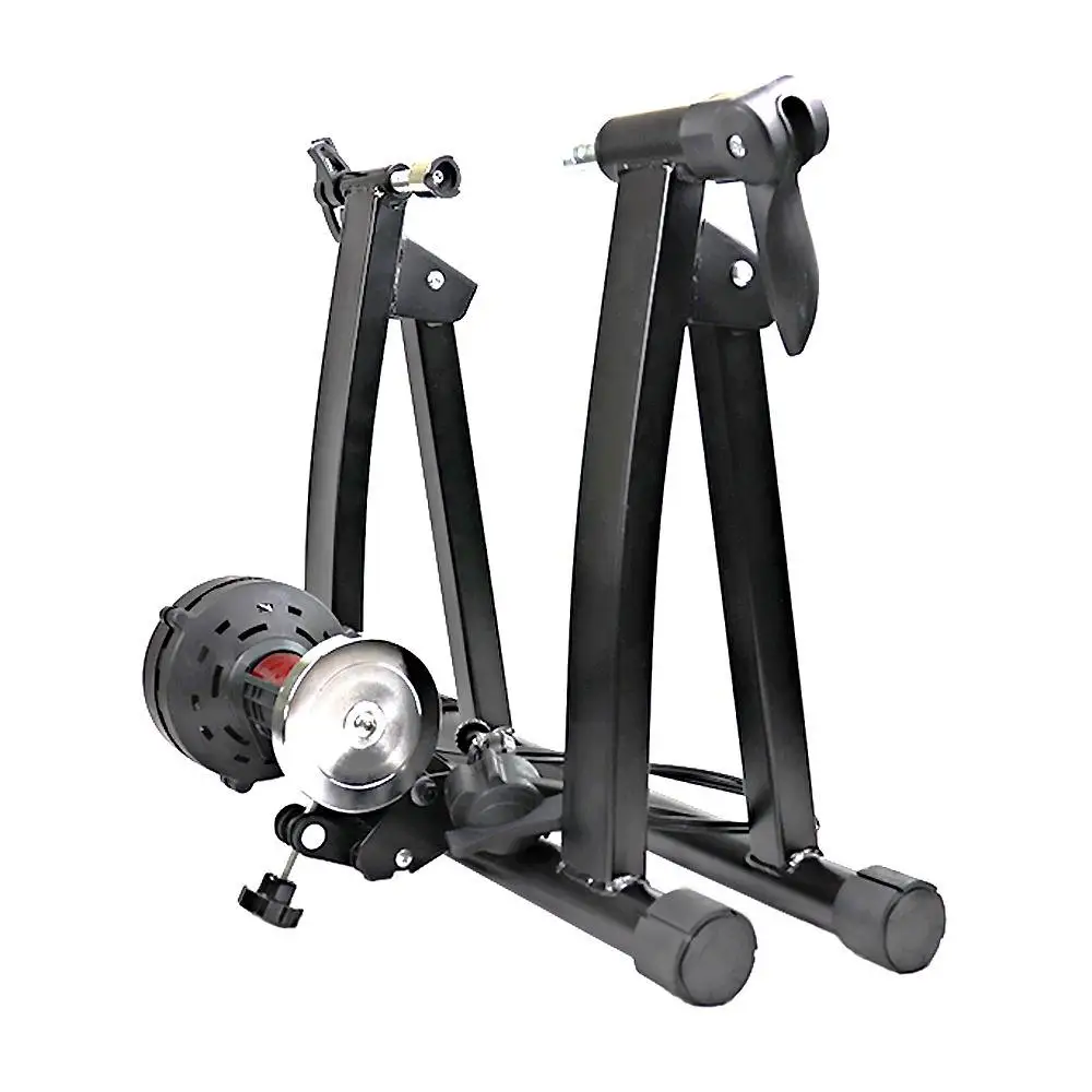 Home Foldable Black Wholesale Cycling Training Roller Home Fitness Equipment Bike Trainer