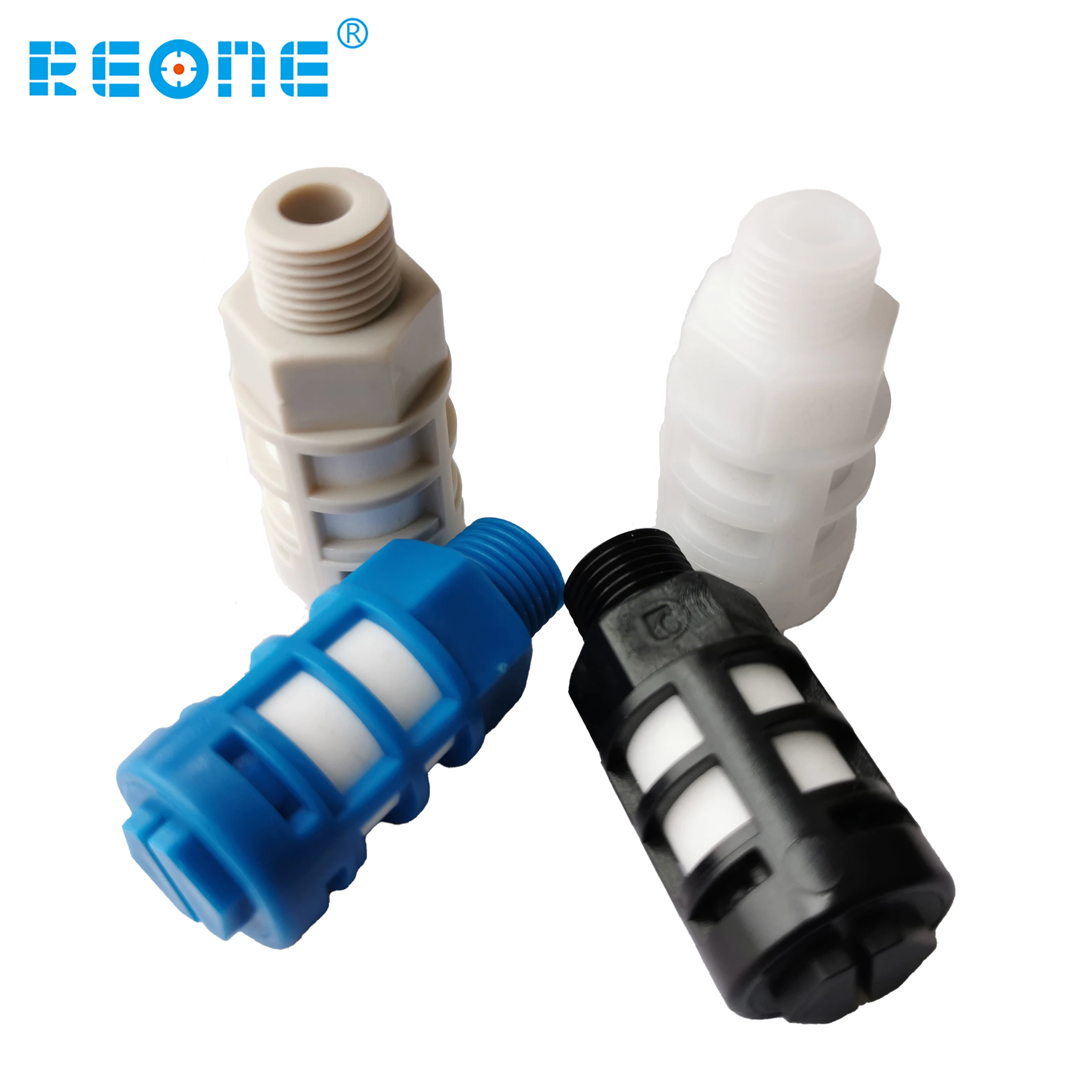 Pneumatic PSU G1/8 exhaust noise innovative porous plastic air silencer Muffler