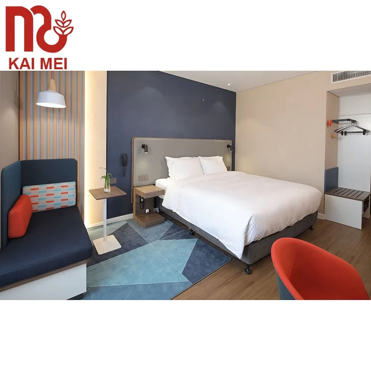 Guangang 5-Star Hotel Furniture 90 cm Old Wood Modern Drawer Locks with 2 Keys for Apartment Bathroom Kitchen 2 Beds
