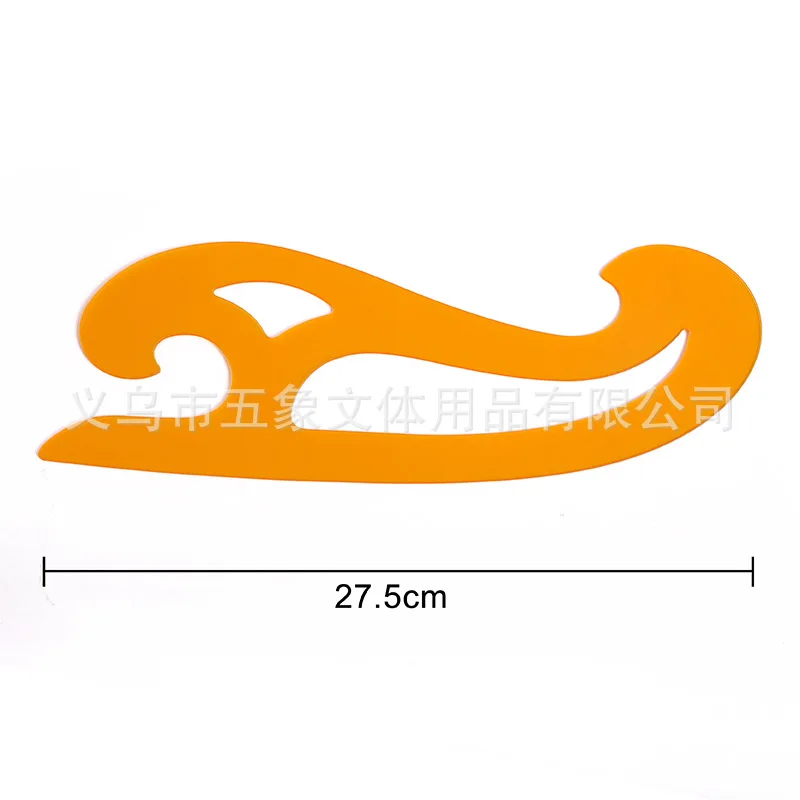 High Quality Flexible Acrylic Curve Tailor Sewing Ruler Fashion Design Template Pattern Drawing Draft Ruler