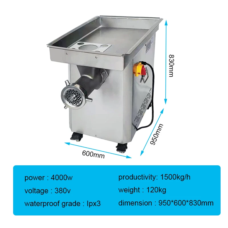 Commercial kitchen meet blender  factory wholesale household electric meet grinder machine